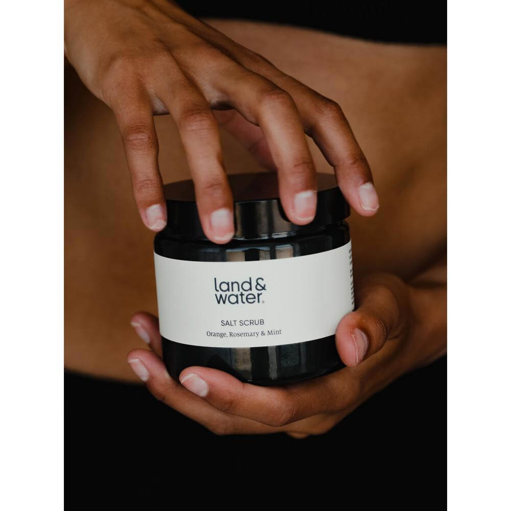 land&water Orange, Rosemary & Mint Salt Scrub 300g
